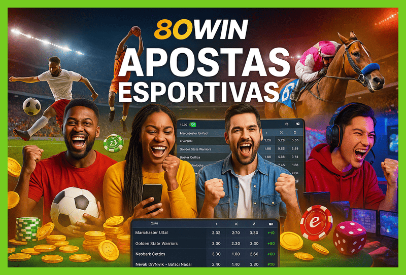 Aposte em apostas esportivas no cassino online 80WIN